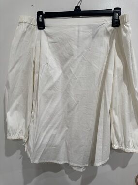 White House Black Market white blouse